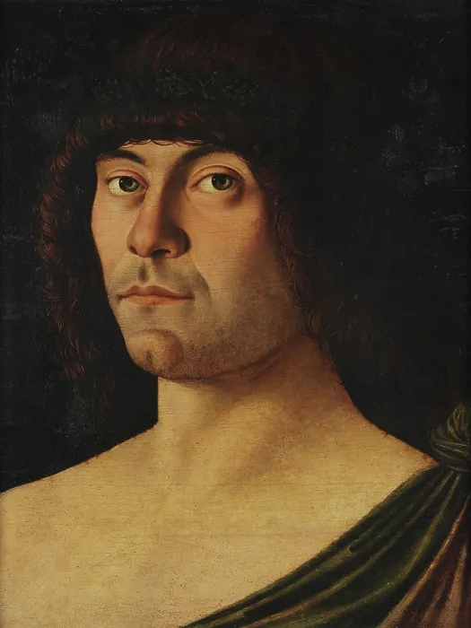 Framed Print : Portrait of Raffaele Zovenzoni, c1467. Creator: Bellini, Giovanni (1430-1516) Framed Print : Portrait of Raffaele Zovenzoni, c1467. Creator: Bellini, Giovanni (1430-1516)