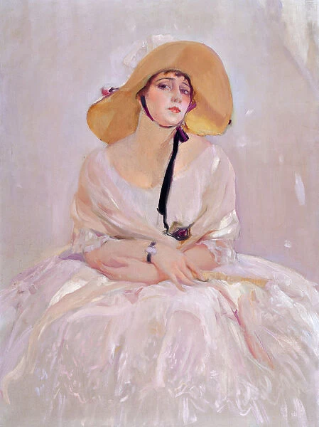 Portrait of Raquel Meller (1888-1962), 1919. Artist: Sorolla y Bastida, Joaquin (1863-1923)