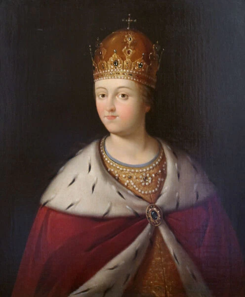 Portrait of the Regent Sofia Alexeyevna, first half of 19th century