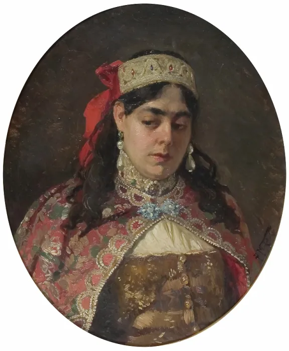 Framed Print : Portrait of the regent Sophia Alekseyevna (1657-1704). Creator: Makovsky, Konstantin Yegorovich (1839-1915) Framed Print : Portrait of the regent Sophia Alekseyevna (1657-1704). Creator: Makovsky, Konstantin Yegorovich (1839-1915)