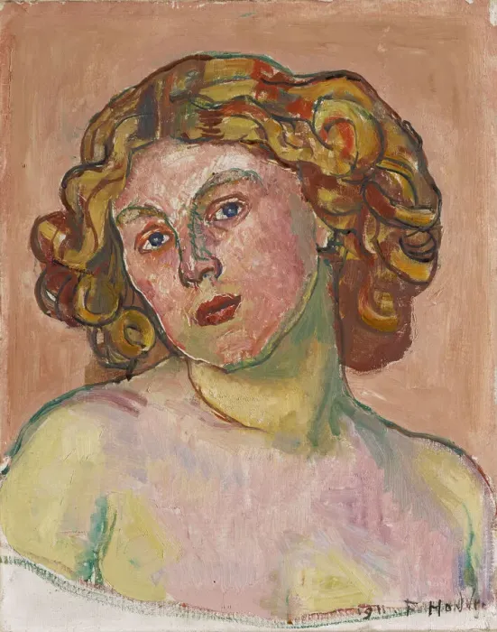 Framed Print : Portrait Regina Morgeron, 1911. Creator: Hodler, Ferdinand (1853-1918) Framed Print : Portrait Regina Morgeron, 1911. Creator: Hodler, Ferdinand (1853-1918)