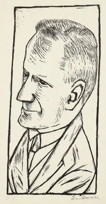 Framed Print : Portrait of Reinhard Piper, 1922. Creator: Max Beckmann Framed Print : Portrait of Reinhard Piper, 1922. Creator: Max Beckmann