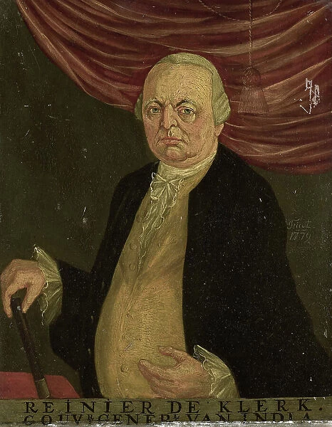 Portrait of Reinier de Klerk, Governor-General of the Dutch East India Company, 1779. Creator: Franciscus Josephus Fricot