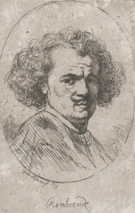 Framed Print : Portrait of Rembrandt, 1859. Creator: Charles Blanc Framed Print : Portrait of Rembrandt, 1859. Creator: Charles Blanc