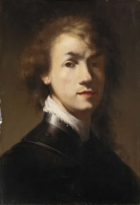 Framed Print : Portrait of Rembrandt with Gorget, 1629-1729. Creator: Rembrandt Harmensz van Rijn Framed Print : Portrait of Rembrandt with Gorget, 1629-1729. Creator: Rembrandt Harmensz van Rijn