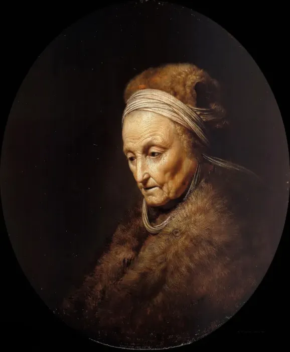 Framed Print : Portrait of Rembrandts Mother. Artist: Dou, Gerard (Gerrit) (1613-1675) Framed Print : Portrait of Rembrandts Mother. Artist: Dou, Gerard (Gerrit) (1613-1675)