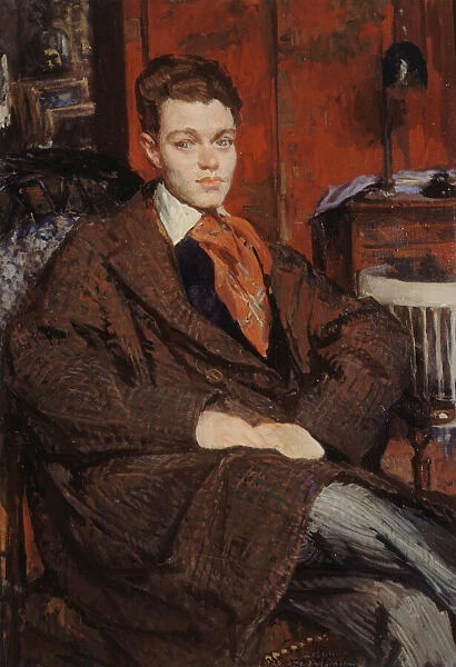 Portrait of René Crevel (1900-1935), 1928. Creator: Blanche