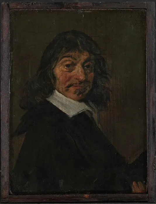 Framed Print : Portrait of René Descartes (1596-1650), 1647-1648. Creator: Frans Hals Framed Print : Portrait of René Descartes (1596-1650), 1647-1648. Creator: Frans Hals
