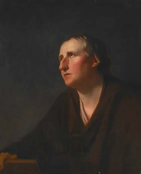 Framed Print : Portrait of Rev. Richard Stables, about 1767. Creator: George Romney Framed Print : Portrait of Rev. Richard Stables, about 1767. Creator: George Romney