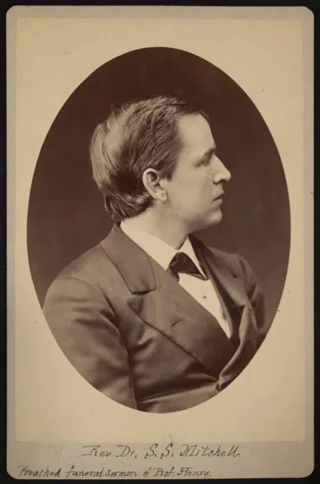 Framed Print : Portrait of Rev. Samuel Swain Mitchell (1839-1919), Between 1876 and 1880 Framed Print : Portrait of Rev. Samuel Swain Mitchell (1839-1919), Between 1876 and 1880