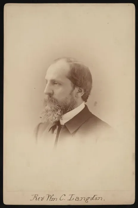Framed Print : Portrait of Rev. William Chauncy Langdon (1831-1895), Circa 1881. Creator: Pach Bros Framed Print : Portrait of Rev. William Chauncy Langdon (1831-1895), Circa 1881. Creator: Pach Bros