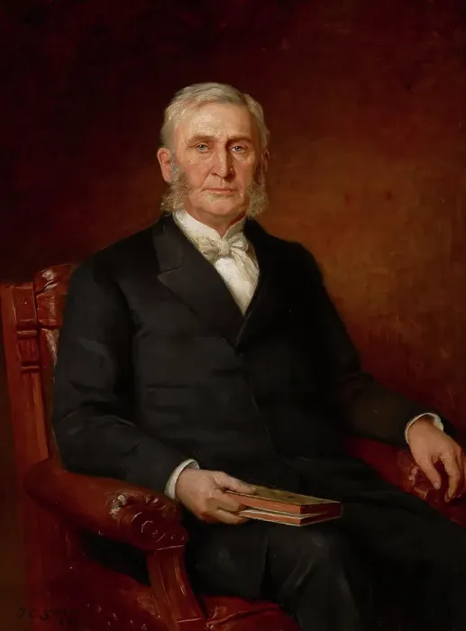 Framed Print : Portrait of Reverend Nathaniel A. Hyde, 1893. Creator: Theodore Clement Steele Framed Print : Portrait of Reverend Nathaniel A. Hyde, 1893. Creator: Theodore Clement Steele