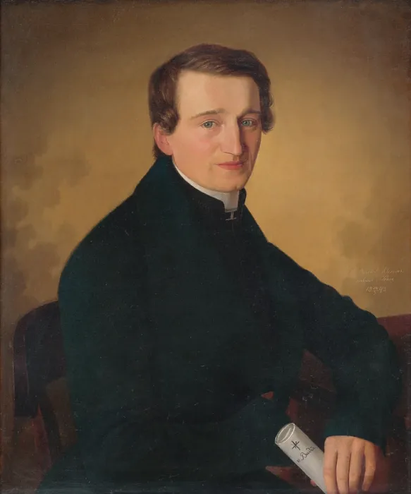 Framed Print : Portrait of a revivalist, 1843. Creator: Jozef Bozetech Klemens Framed Print : Portrait of a revivalist, 1843. Creator: Jozef Bozetech Klemens