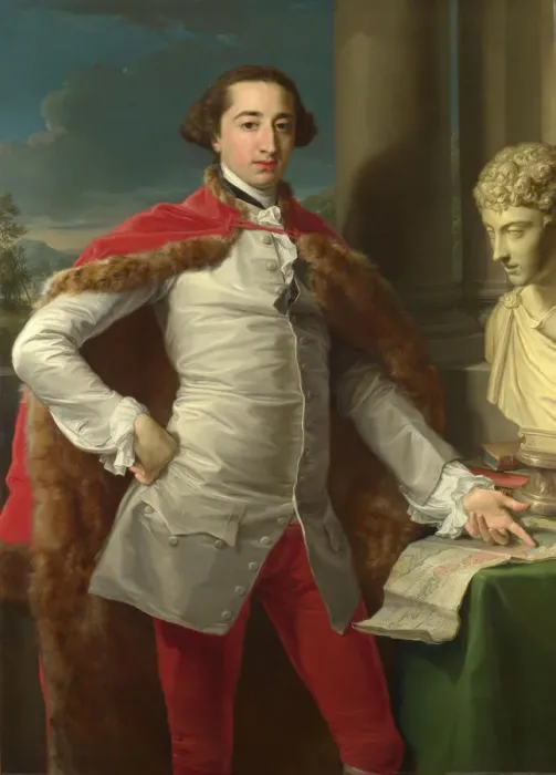 Framed Print : Portrait of Richard Milles of Nackington, 1760s. Artist: Batoni, Pompeo Girolamo (1708-1787) Framed Print : Portrait of Richard Milles of Nackington, 1760s. Artist: Batoni, Pompeo Girolamo (1708-1787)