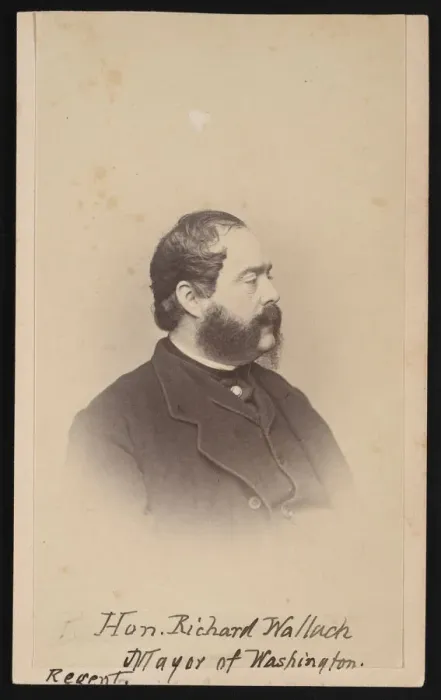 Framed Print : Portrait of Richard Wallach (1816-1881), Before 1881. Creator: Unknown Framed Print : Portrait of Richard Wallach (1816-1881), Before 1881. Creator: Unknown