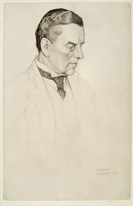 Framed Print : Portrait of the Right Hon. Joseph Chamberlain, 1903. Creator: William Strang Framed Print : Portrait of the Right Hon. Joseph Chamberlain, 1903. Creator: William Strang