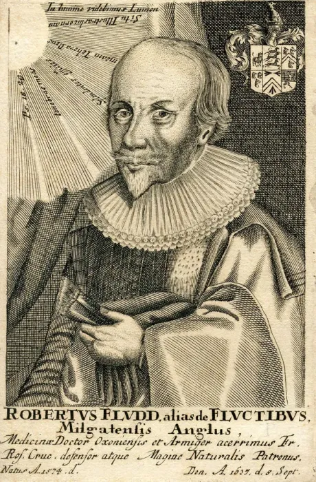 Framed Print : Portrait of Robert Fludd (1574-1637), 17th century. Artist: Anonymous Framed Print : Portrait of Robert Fludd (1574-1637), 17th century. Artist: Anonymous