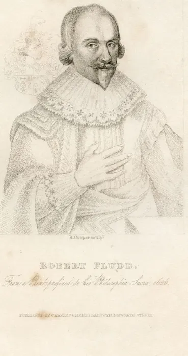 Framed Print : Portrait of Robert Fludd (1574-1637), 1626. Artist: Anonymous Framed Print : Portrait of Robert Fludd (1574-1637), 1626. Artist: Anonymous