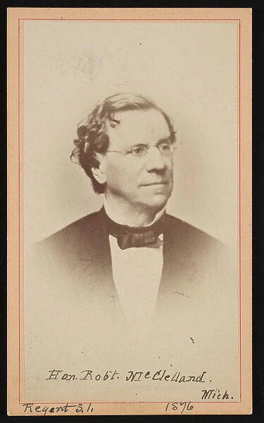 Portrait of Robert McClelland (1807-1880), 1876. Creator: Gottschalk Grelling
