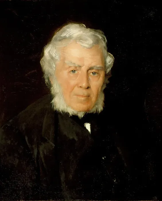 Framed Print : Portrait of Robert Walter Weir, c1885. Creator: Julian Alden Weir Framed Print : Portrait of Robert Walter Weir, c1885. Creator: Julian Alden Weir