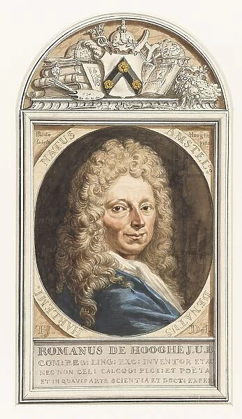 Portrait of Romeyn de Hooghe, 1712-1795. Creator: Tako Hajo Jelgersma