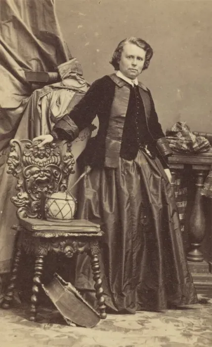 Framed Print : Portrait of Rosa Bonheur (1822-1899), Early 1860s. Creator: Disderi Framed Print : Portrait of Rosa Bonheur (1822-1899), Early 1860s. Creator: Disderi