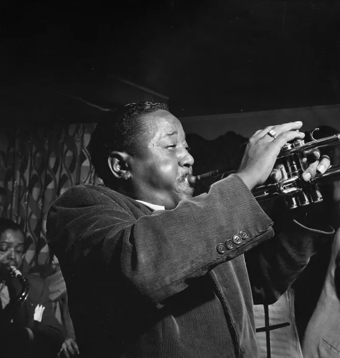 Framed Print : Portrait of Roy Eldridge, Spotlite (Club), New York, N.Y. ca. Nov. 1946. Creator: William Paul Gottlieb Framed Print : Portrait of Roy Eldridge, Spotlite (Club), New York, N.Y. ca. Nov. 1946. Creator: William Paul Gottlieb
