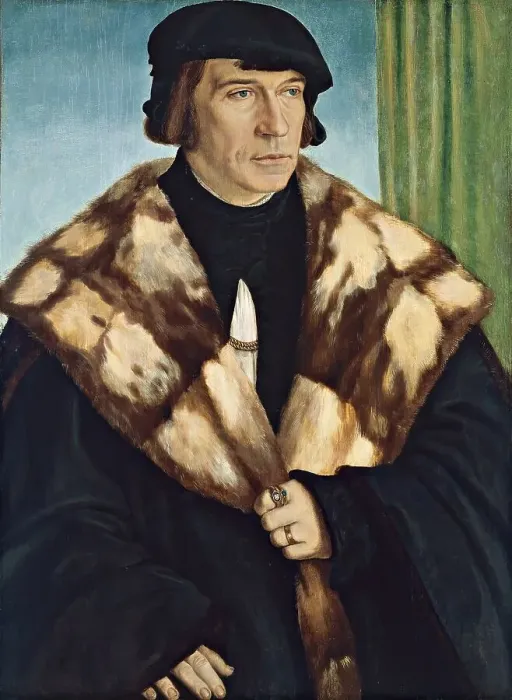 Framed Print : Portrait of Ruprecht Stüpf, 1528. Creator: Barthel Beham Framed Print : Portrait of Ruprecht Stüpf, 1528. Creator: Barthel Beham