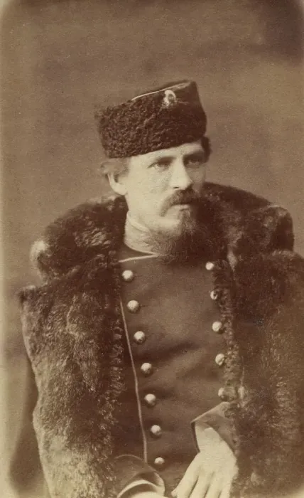 Framed Print : Portrait of a Russian army officer, end of 19th century. Creator: PA Milevskii Framed Print : Portrait of a Russian army officer, end of 19th century. Creator: PA Milevskii