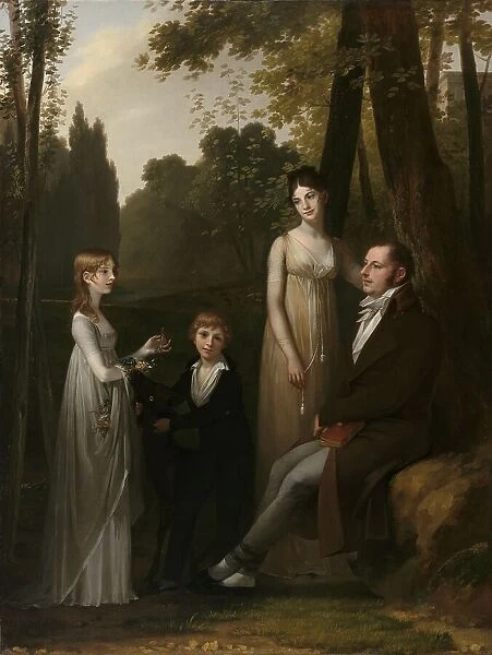 Portrait of Rutger Jan Schimmelpenninck and his Family, 1801-1802. Creator: Pierre-Paul Prud'hon