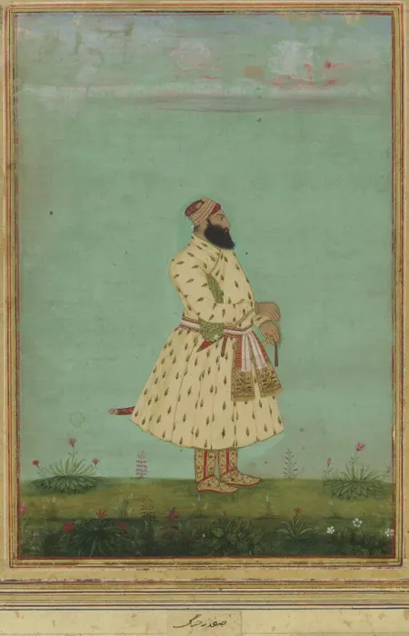 Framed Print : Portrait of Safdar Jang, early 18th century. Creator: Unknown
