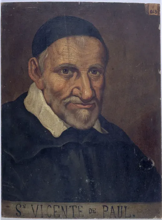 Framed Print : Portrait of Saint Vincent de Paul (1581-1660), c1660. Creator: Unknown Framed Print : Portrait of Saint Vincent de Paul (1581-1660), c1660. Creator: Unknown
