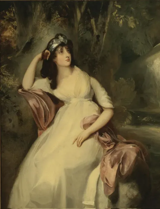 Framed Print : Portrait of Sally Siddons (1775-1803). Artist: Lawrence, Sir Thomas (1769-1830) Framed Print : Portrait of Sally Siddons (1775-1803). Artist: Lawrence, Sir Thomas (1769-1830)