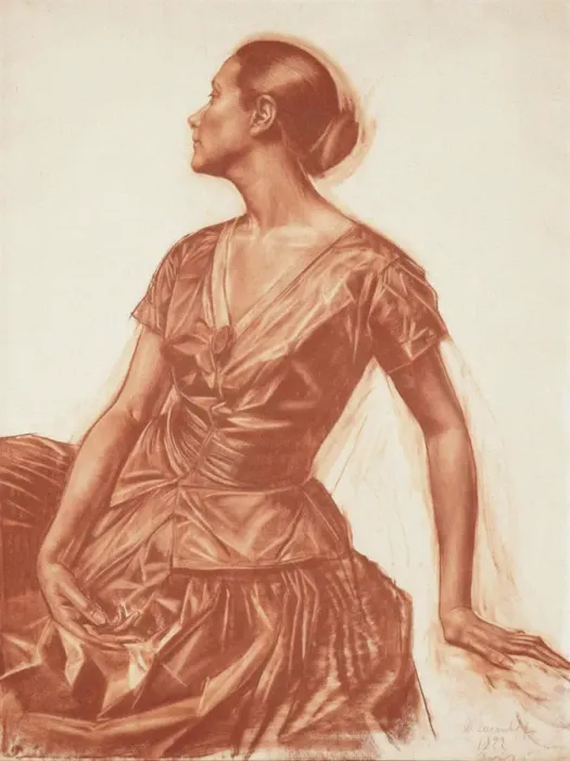 Framed Print : Portrait of Salomea Nikolayevna Andronikova (1888-1982) Framed Print : Portrait of Salomea Nikolayevna Andronikova (1888-1982)