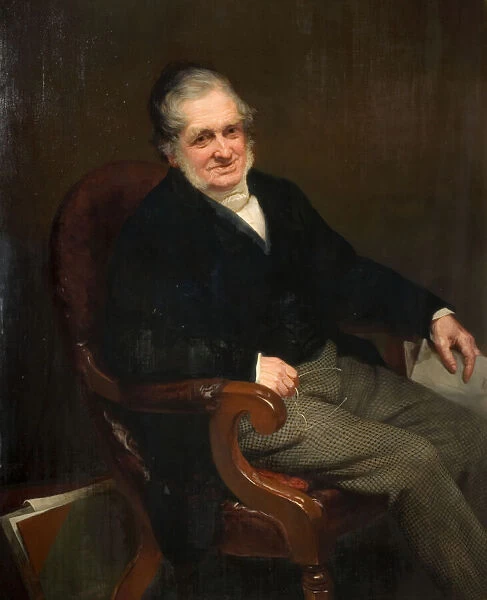 Portrait of Samuel Lines (1778-1863), 1863. Creator: William Thomas Roden