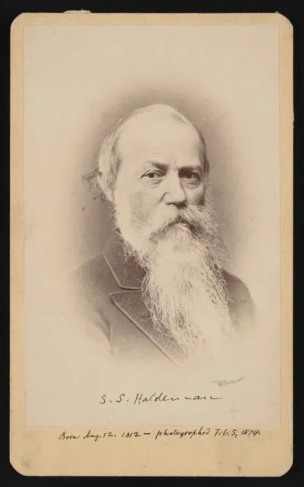 Framed Print : Portrait of Samuel Stehman Haldeman (1812-1880), February 5, 1874 Framed Print : Portrait of Samuel Stehman Haldeman (1812-1880), February 5, 1874