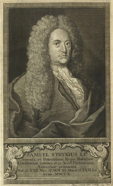 Portrait of Samuel Stryk (1640-1710)