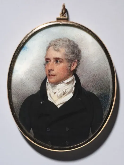 Framed Print : Portrait of Sandford Peacocke, 1801. Creator: William Wood (British, c. 1768-1809) Framed Print : Portrait of Sandford Peacocke, 1801. Creator: William Wood (British, c. 1768-1809)