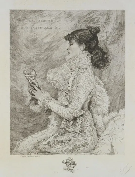Framed Print : Portrait of Sarah Bernhardt (1844-1923) Framed Print : Portrait of Sarah Bernhardt (1844-1923)