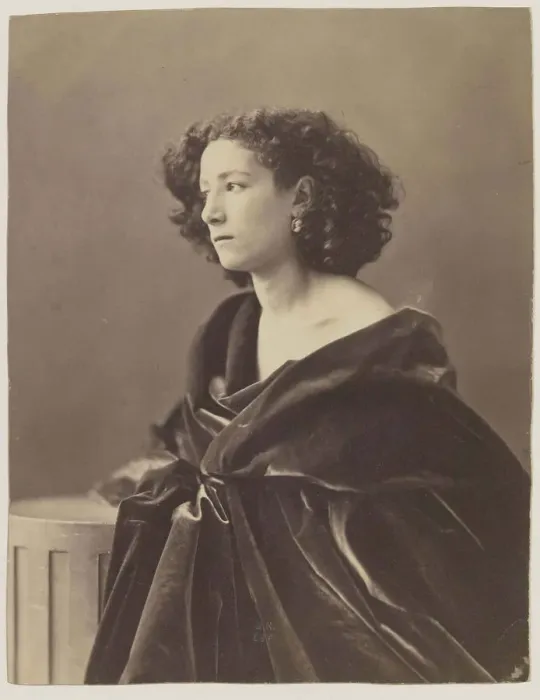 Framed Print : Portrait of Sarah Bernhardt (1844-1923), 1864. Creator: Nadar, Gaspard-Felix (1820-1910) Framed Print : Portrait of Sarah Bernhardt (1844-1923), 1864. Creator: Nadar, Gaspard-Felix (1820-1910)