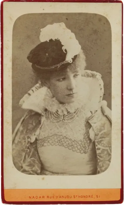 Framed Print : Portrait of Sarah Bernhardt (1844-1923), ca 1865. Creator: Nadar, Gaspard-Felix (1820-1910) Framed Print : Portrait of Sarah Bernhardt (1844-1923), ca 1865. Creator: Nadar, Gaspard-Felix (1820-1910)
