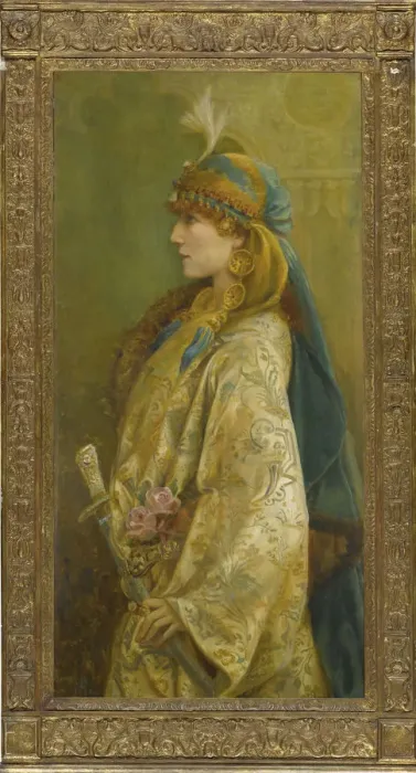 Framed Print : Portrait of Sarah Bernhardt as Roxanna in Adrienne Lecouvreur Framed Print : Portrait of Sarah Bernhardt as Roxanna in Adrienne Lecouvreur