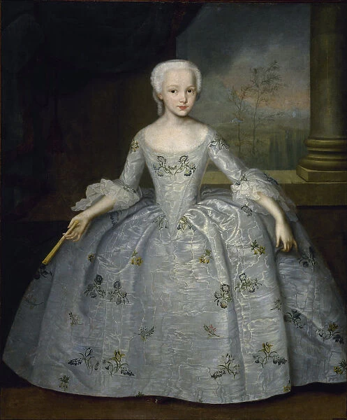 Portrait of Sarah Eleanore von Fermor, c. 1750. Artist: Vishnyakov, Ivan Yakovlevich (1699-1761)