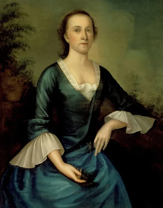 Framed Print : Portrait of Sarah Larrabee Edes, c1760. Creator: Joseph Badger Framed Print : Portrait of Sarah Larrabee Edes, c1760. Creator: Joseph Badger