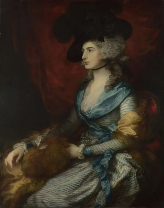 Framed Print : Portrait of Sarah Siddons, 1785. Artist: Gainsborough, Thomas (1727-1788)