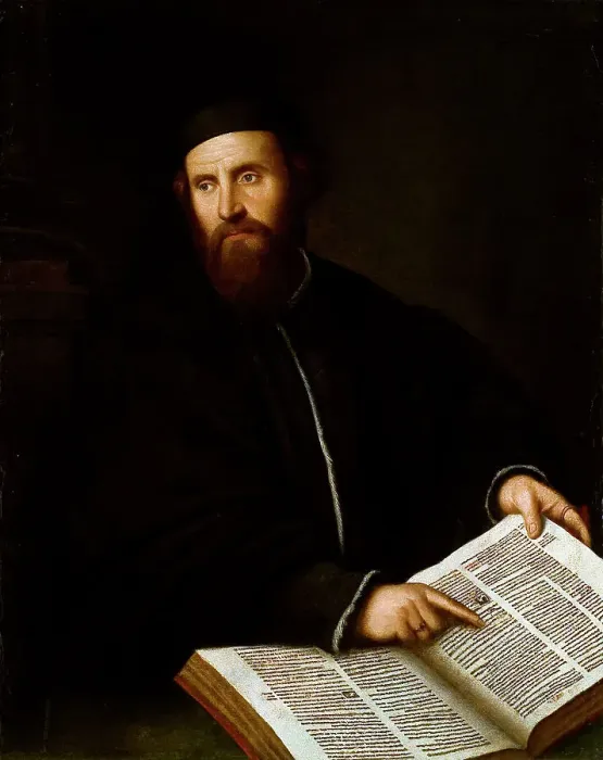 Framed Print : Portrait of a Scholar, ca 1501-1502 Framed Print : Portrait of a Scholar, ca 1501-1502