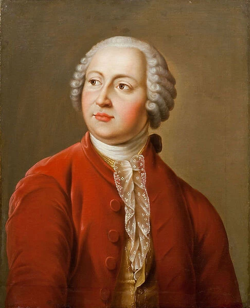 Portrait of the scholar Mikhail V. Lomonosov (1711-1765), Early 19th cen Artist: Anonymous