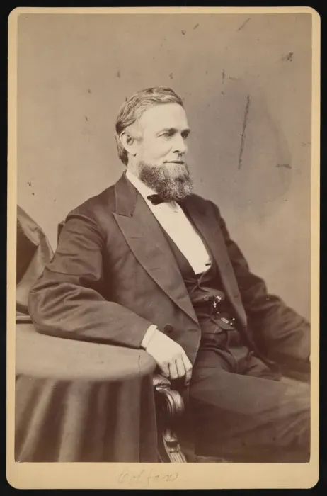 Framed Print : Portrait of Schuyler Colfax (1823-1885), Before 1885. Creator Framed Print : Portrait of Schuyler Colfax (1823-1885), Before 1885. Creator