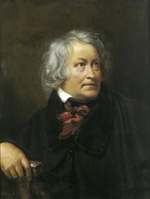 Framed Print : Portrait of the sculptor Bertel Thorvaldsen, 1833. Artist: Orest Kiprensky Framed Print : Portrait of the sculptor Bertel Thorvaldsen, 1833. Artist: Orest Kiprensky