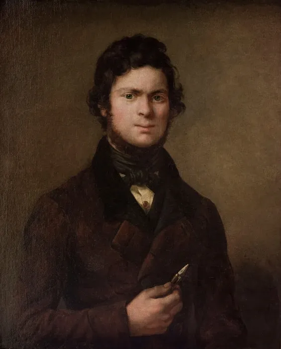 Framed Print : Portrait of a sculptor, c1835. Creator: Unknown Framed Print : Portrait of a sculptor, c1835. Creator: Unknown